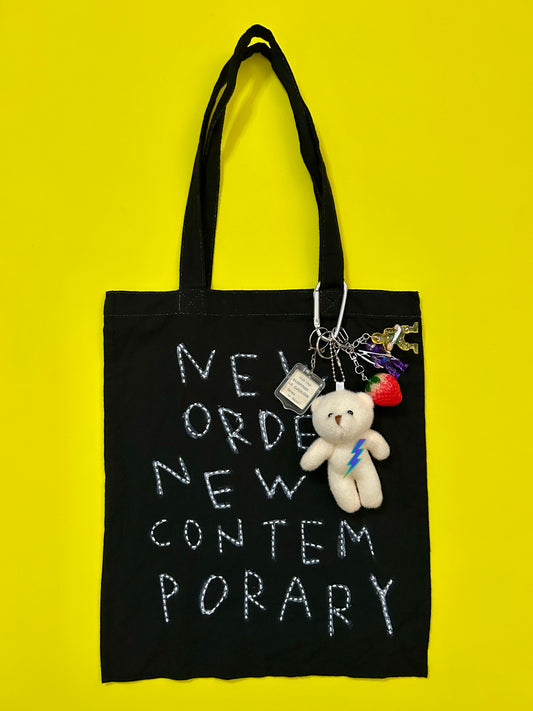 sashiko overdyde cotton totebag(M)004