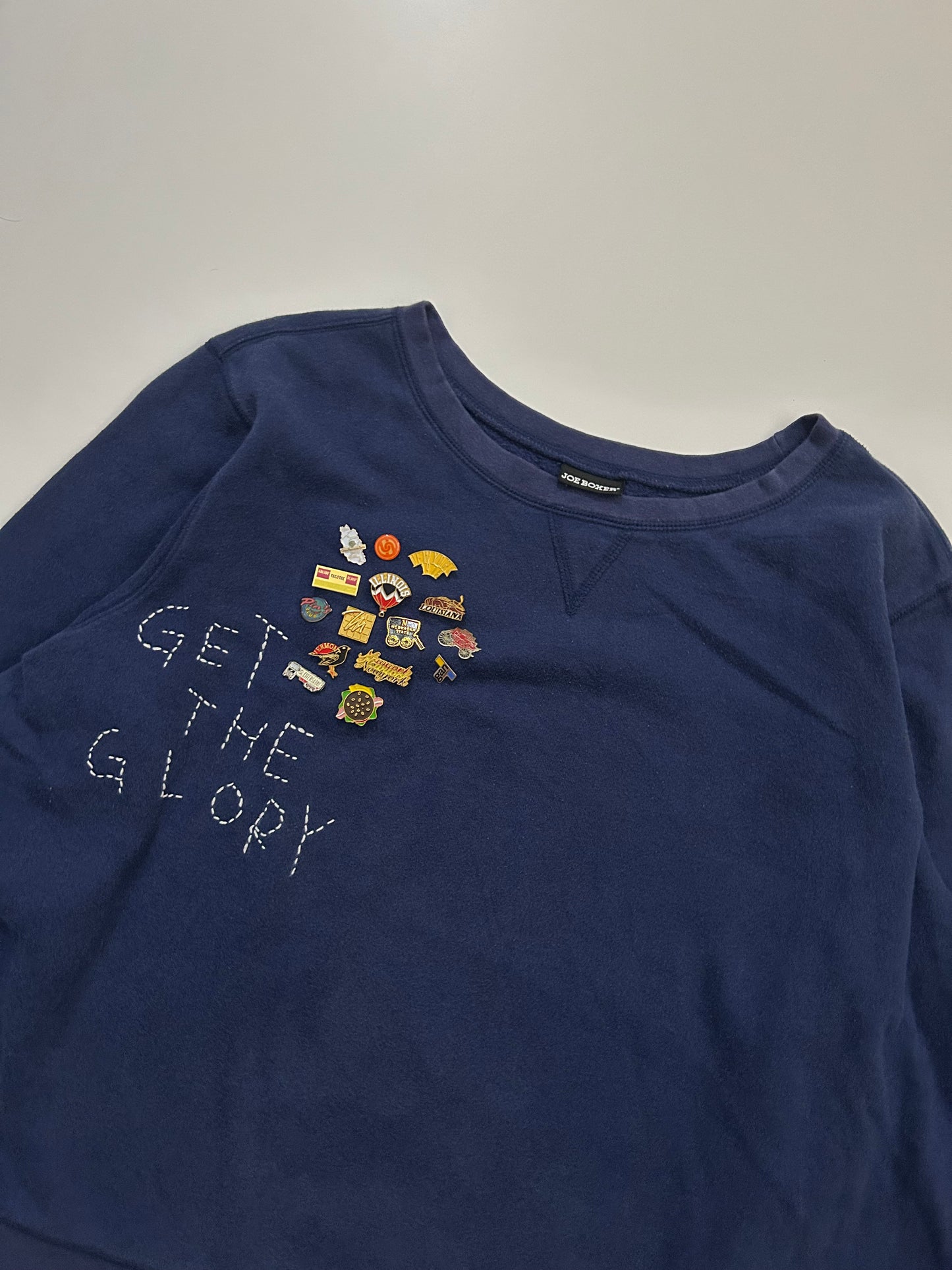 sashiko pins salvage sweat GTG010