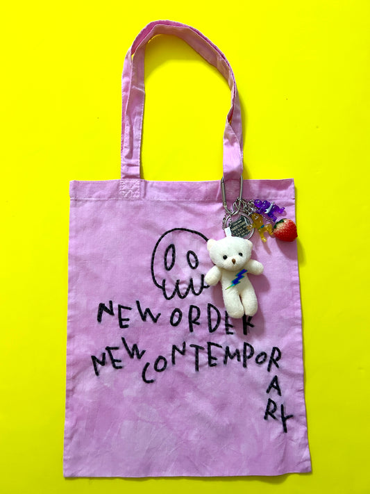 sashiko uneven dyeing totebag 033