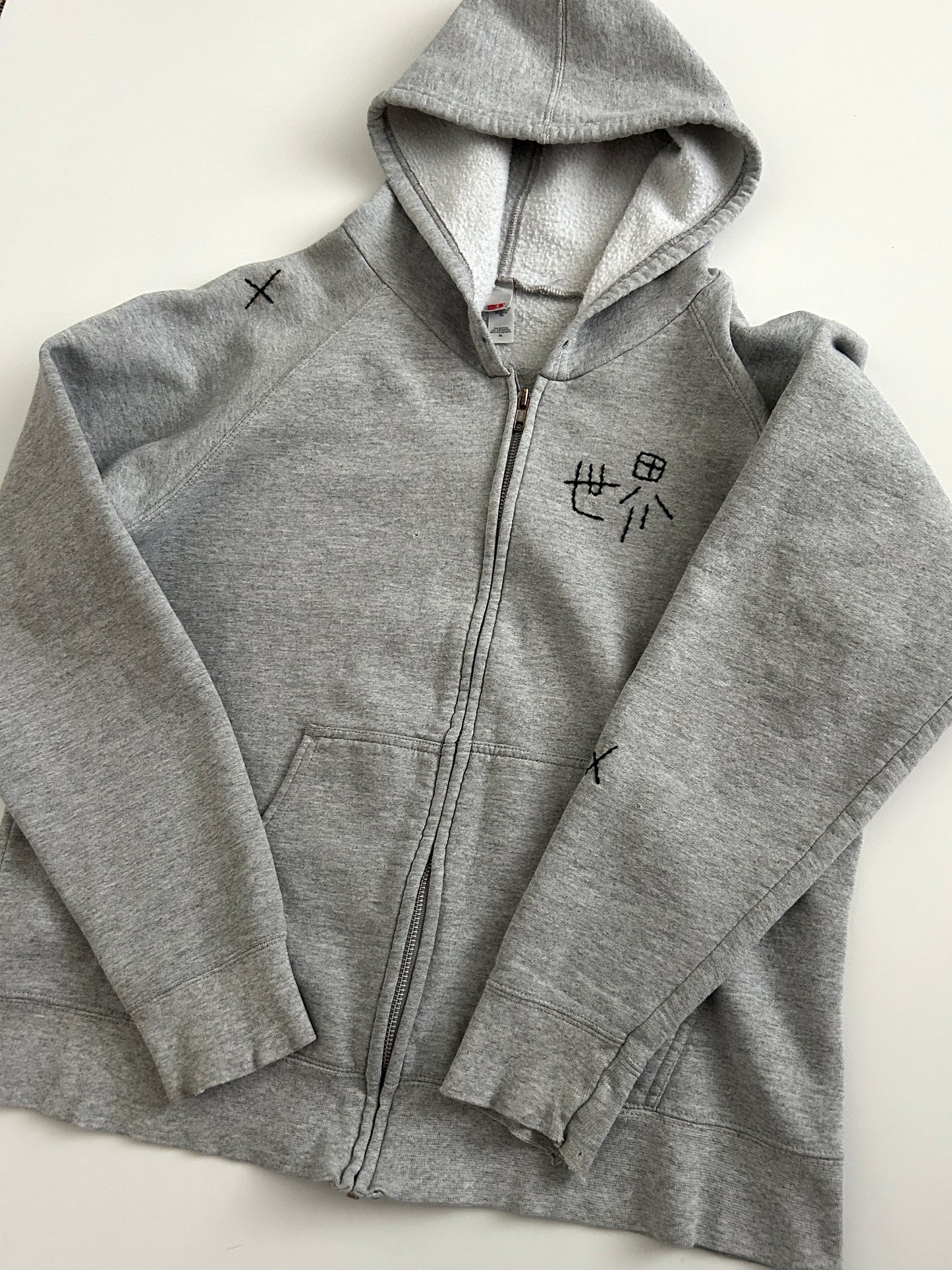 sashiko salvage hoodie146