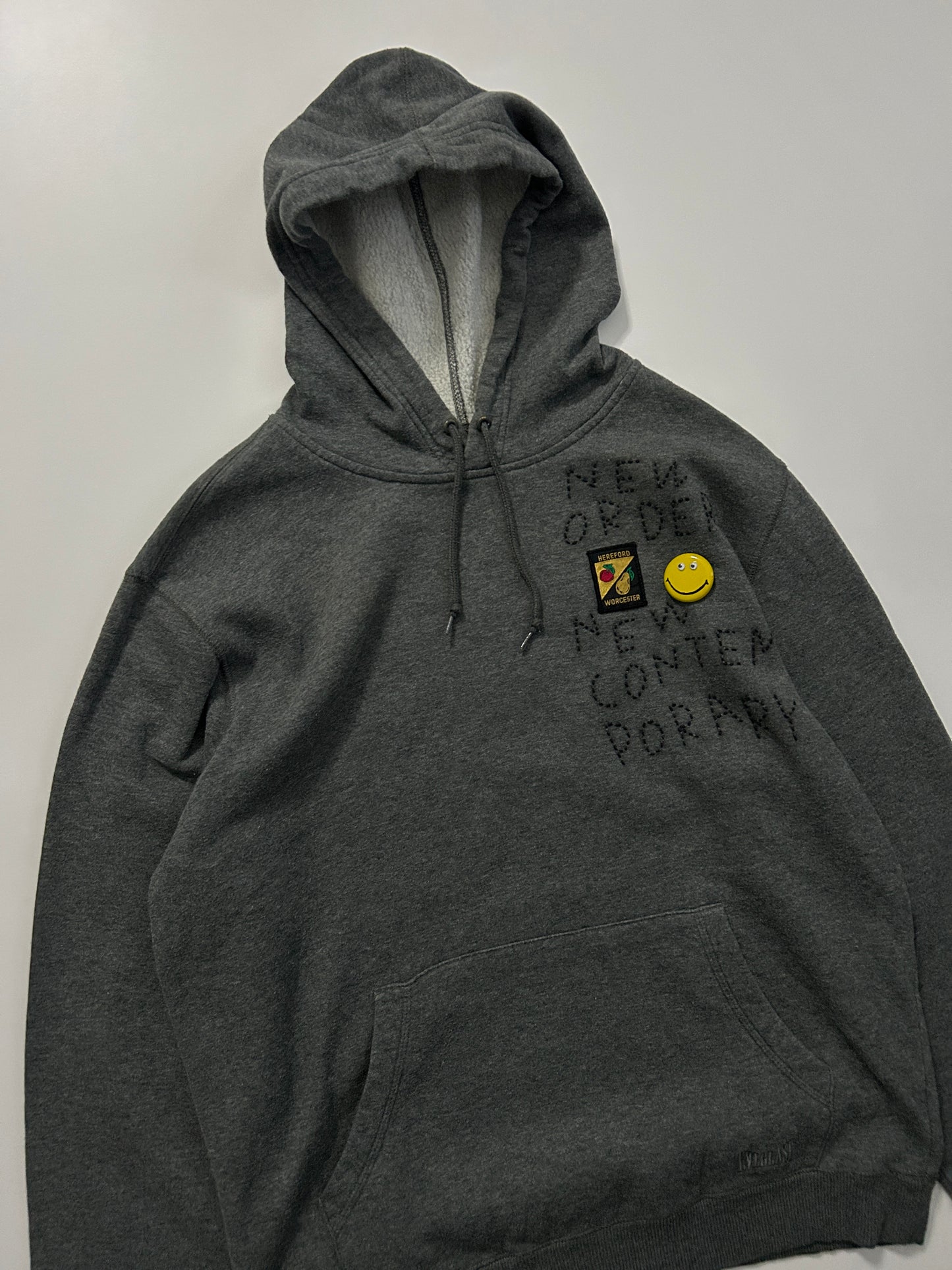 sashiko salvage emblem hoodie NONC007