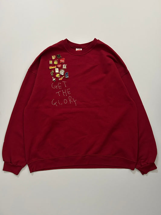sashiko pins salvage sweat GTG023
