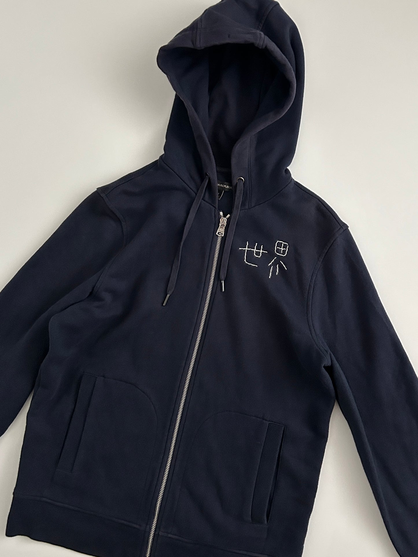 sashiko salvage hoodie145