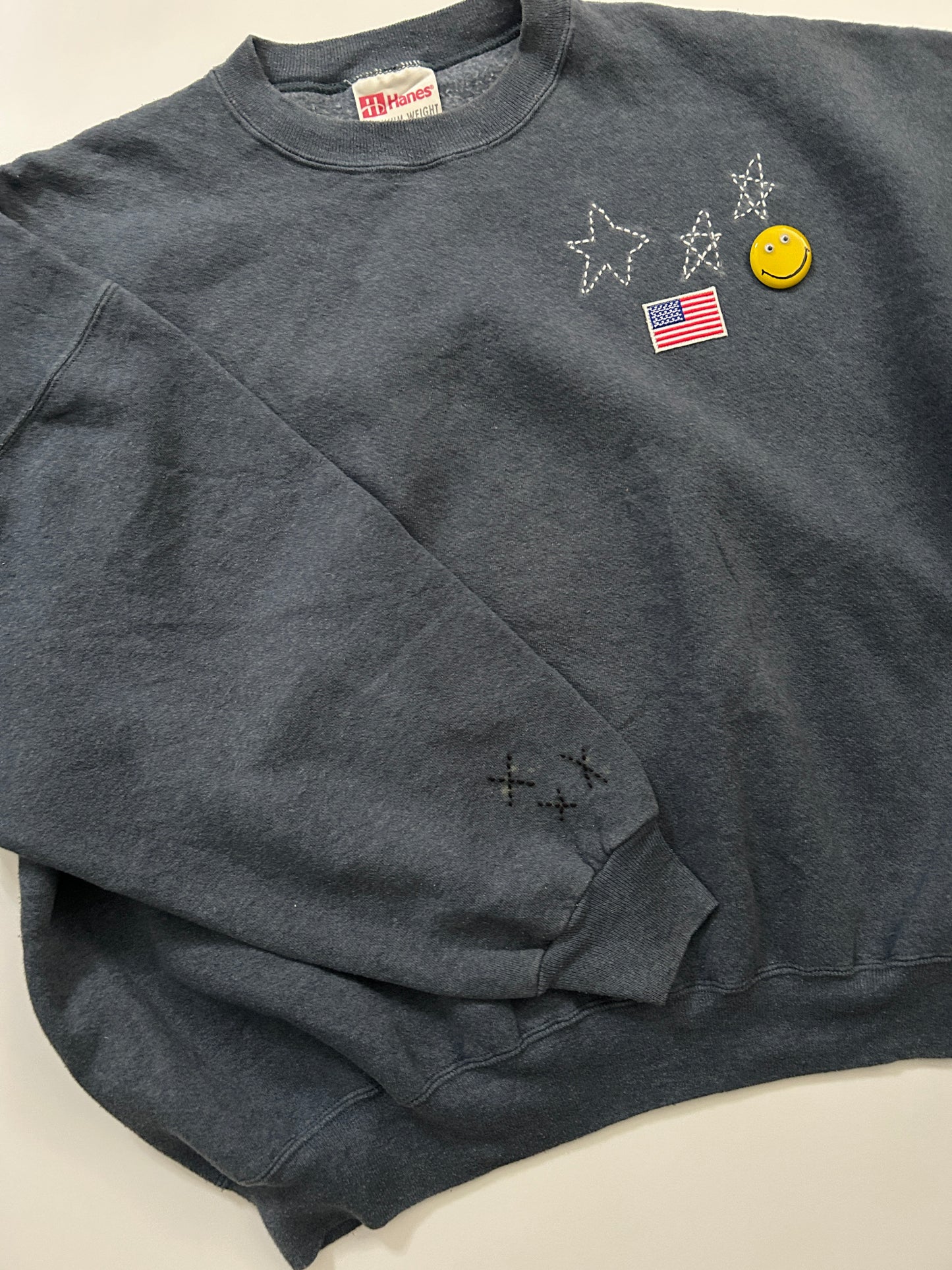 sashiko salvage sweat TPS001