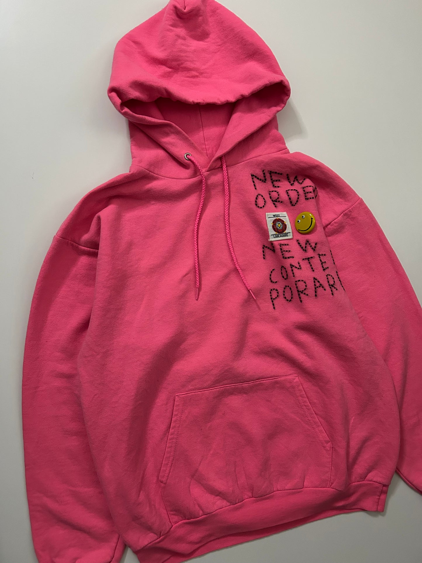 sashiko salvage emblem hoodie NONC001