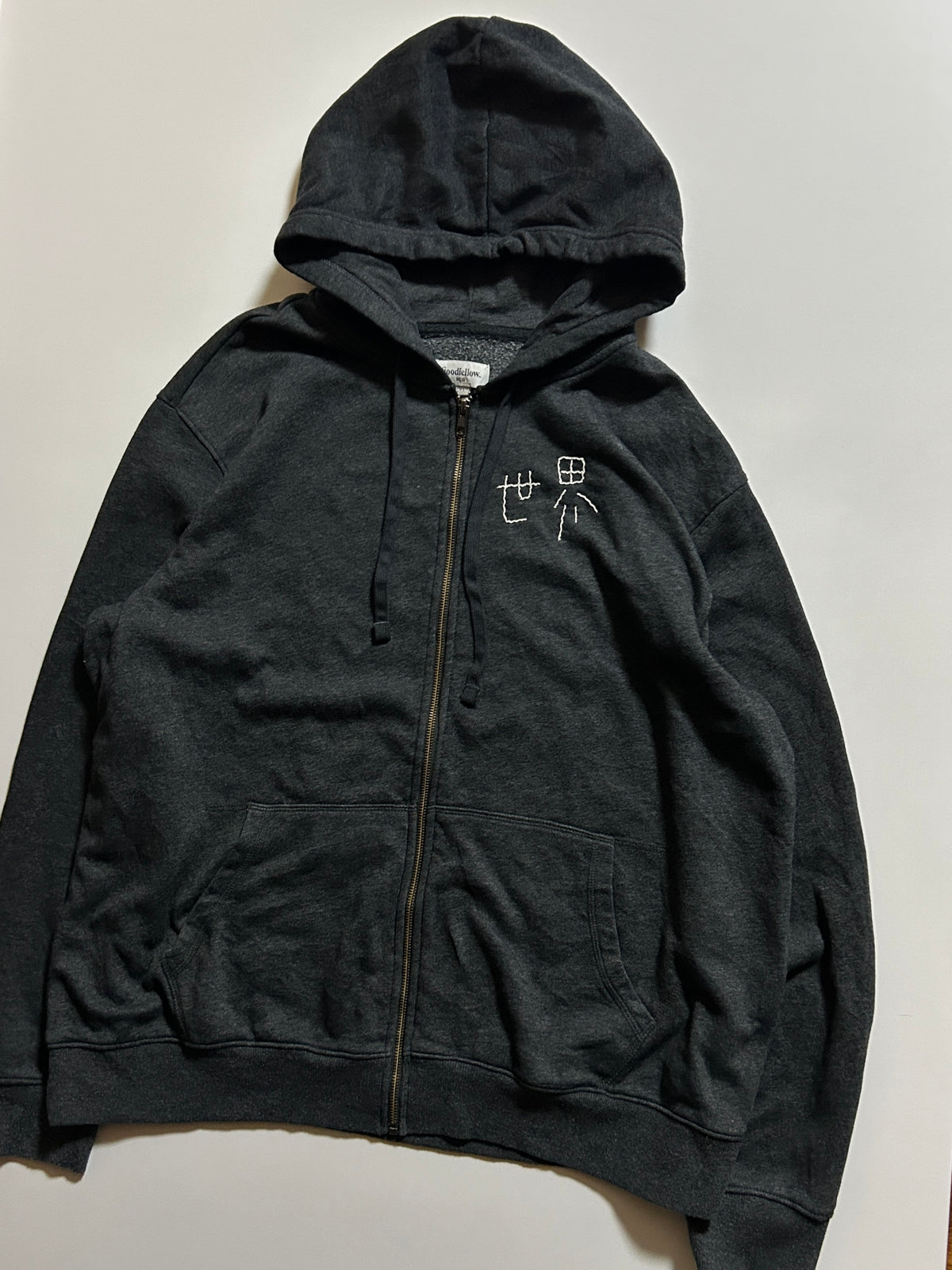 sashiko salvage hoodie234