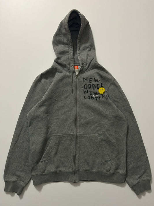 sashiko salvage Zip-up hoodie NONC003