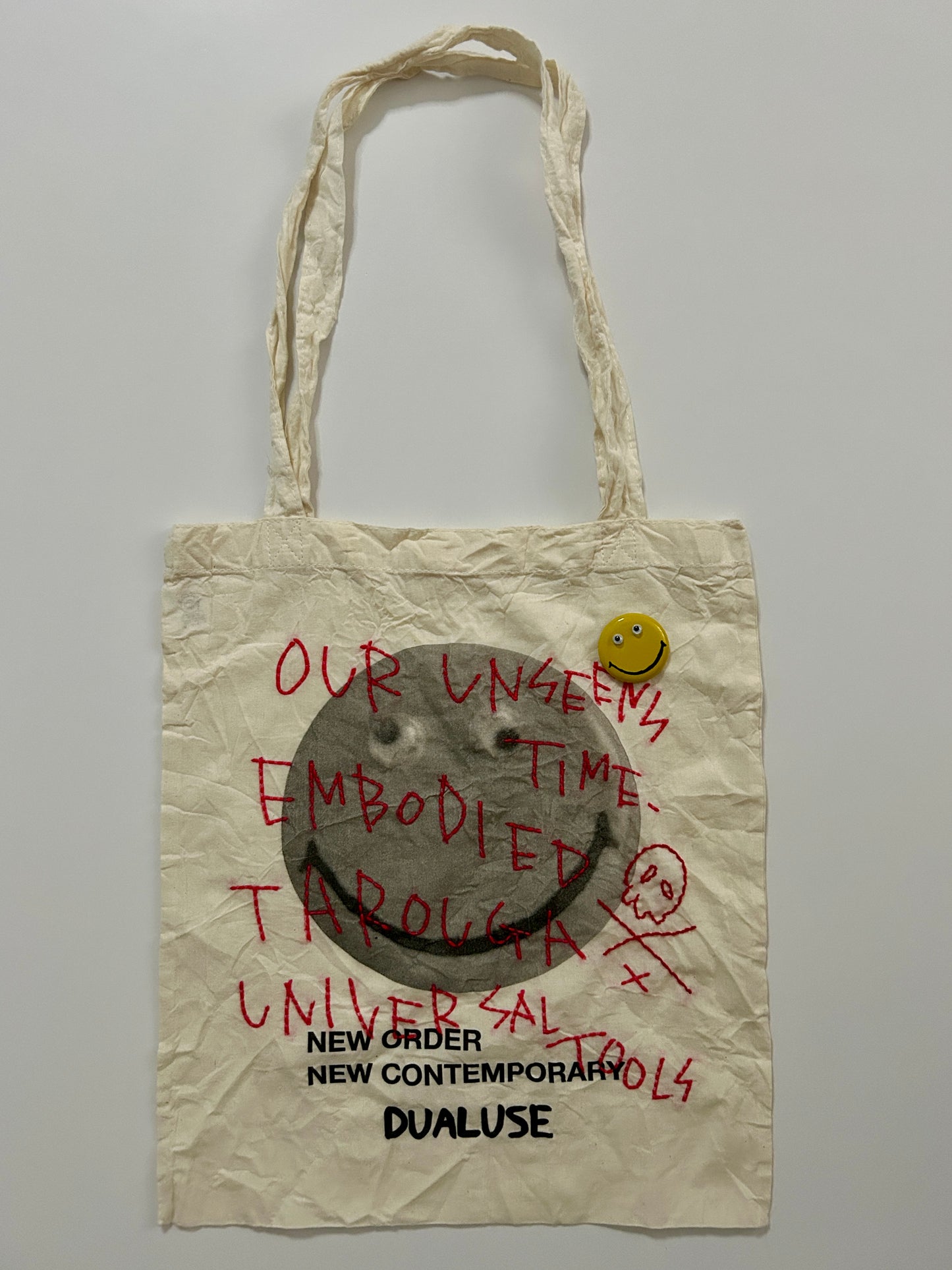 Sashiko-printed hard-washed tote bag007