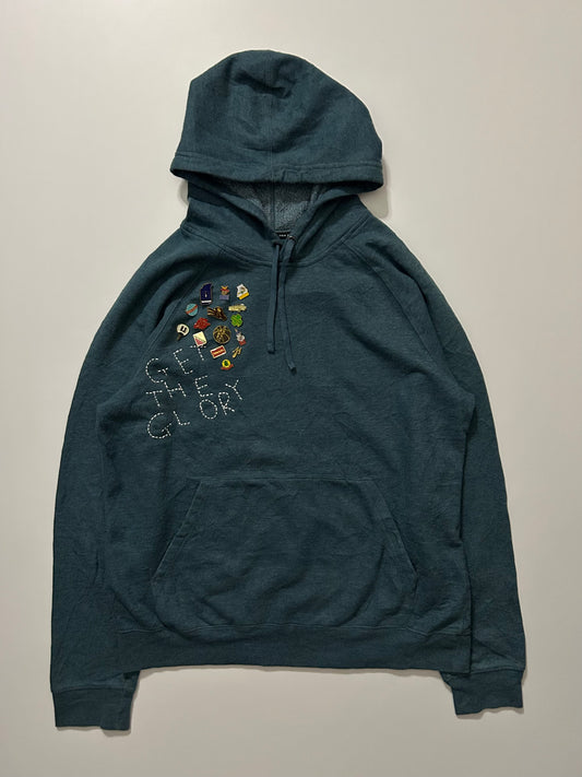 sashiko pins salvage hoodie GTG008