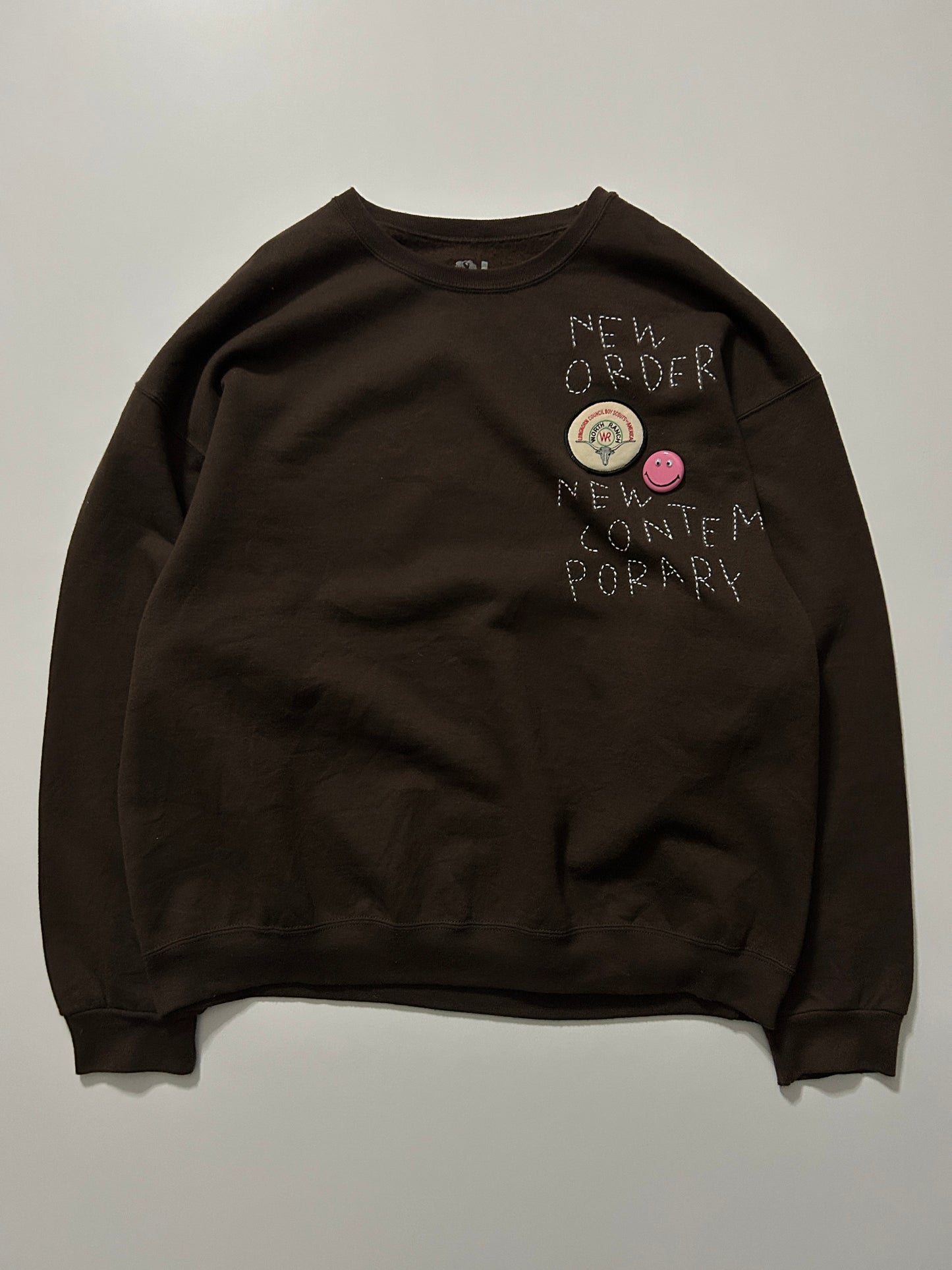 sashiko salvage emblem sweat NONC002