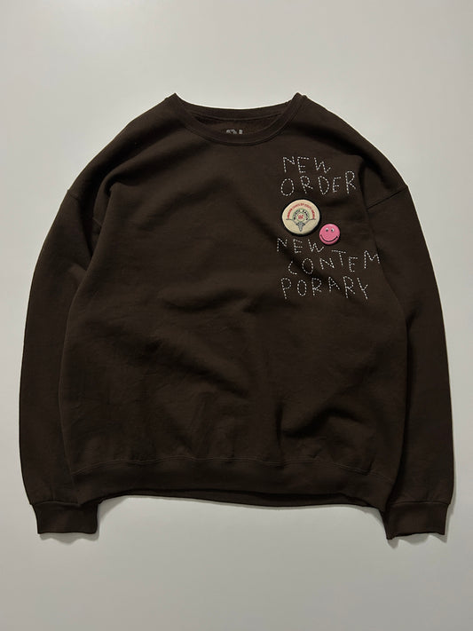 sashiko salvage emblem sweat NONC002