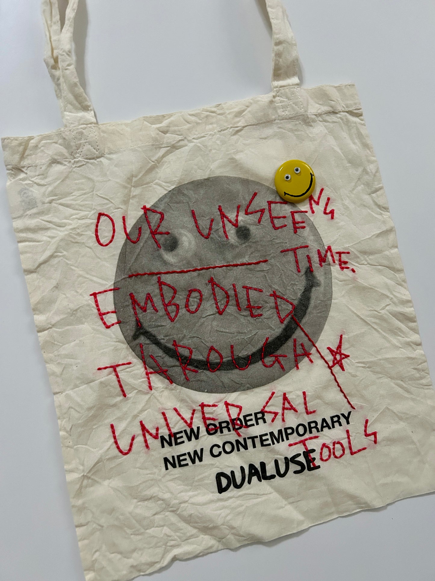 Sashiko-printed hard-washed tote bag008