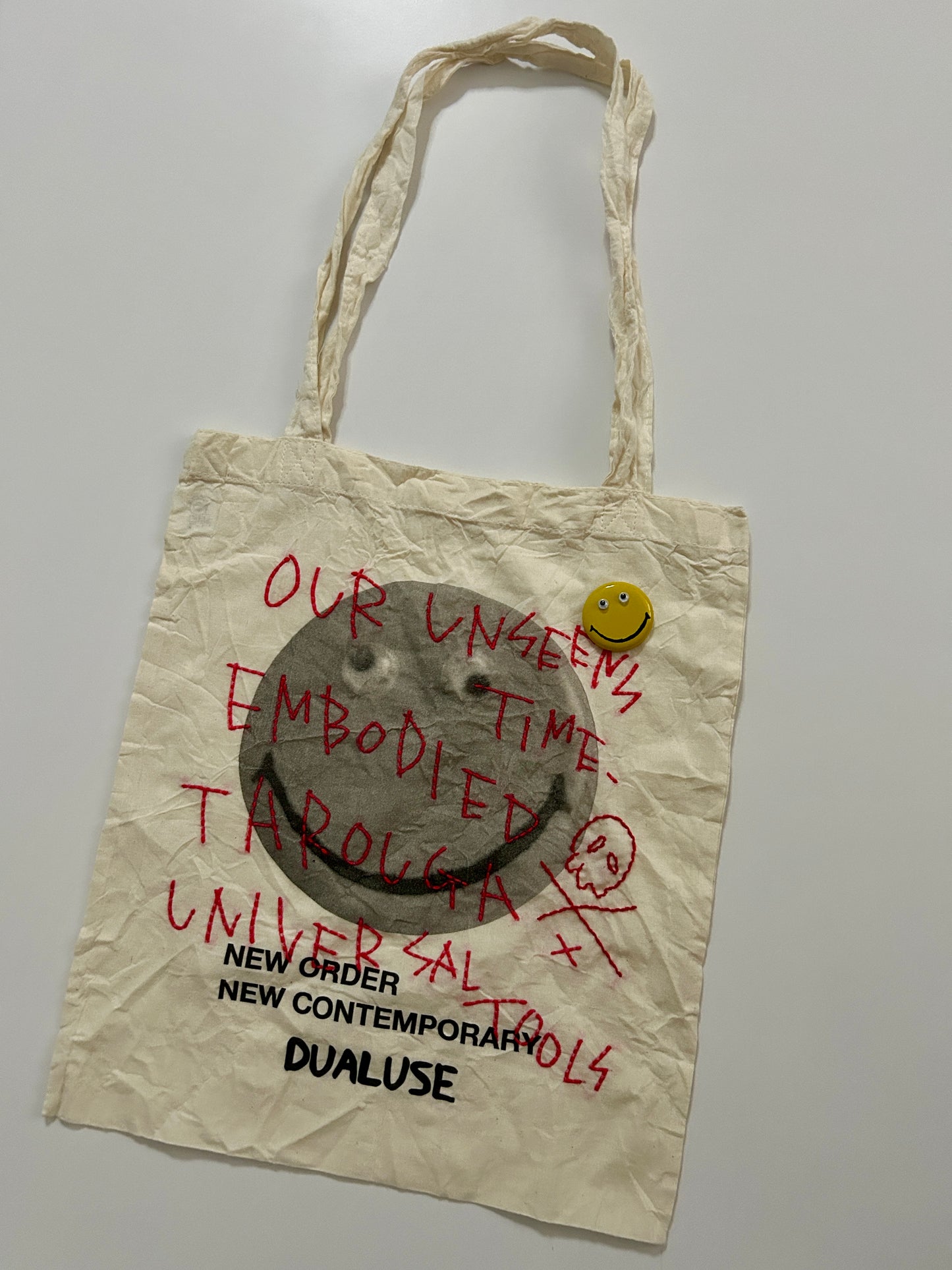 Sashiko-printed hard-washed tote bag007