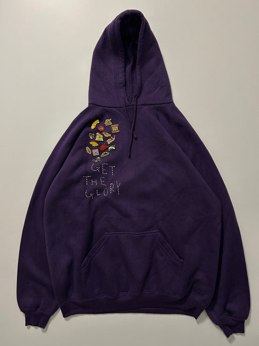 sashiko pins salvage hoodie GTG003