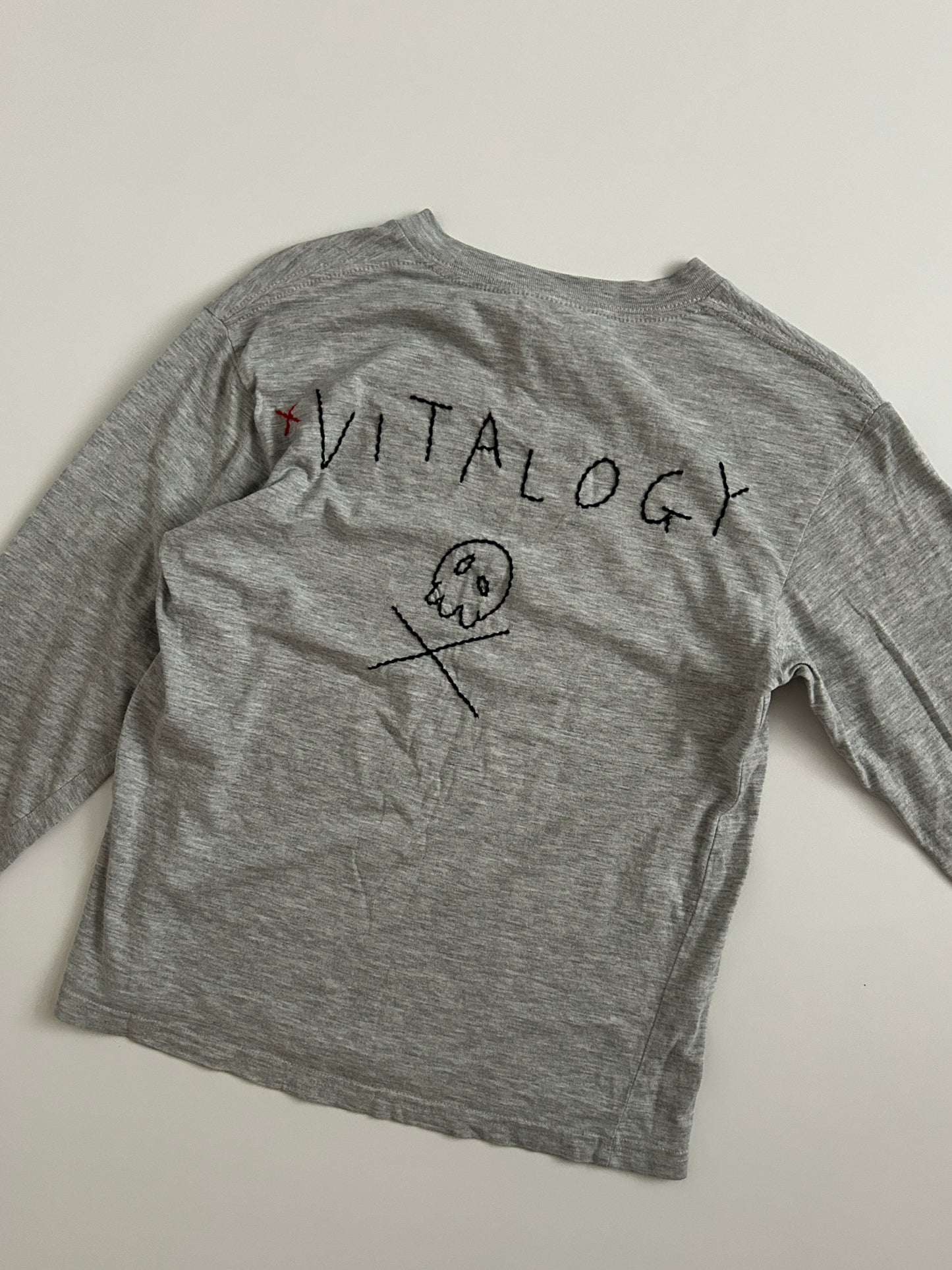 sashiko salvage  L/S T-shirt004