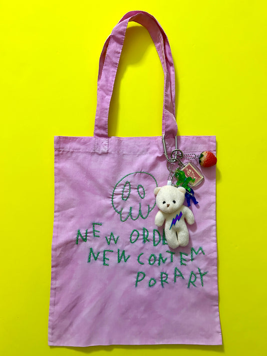 sashiko uneven dyeing totebag 032