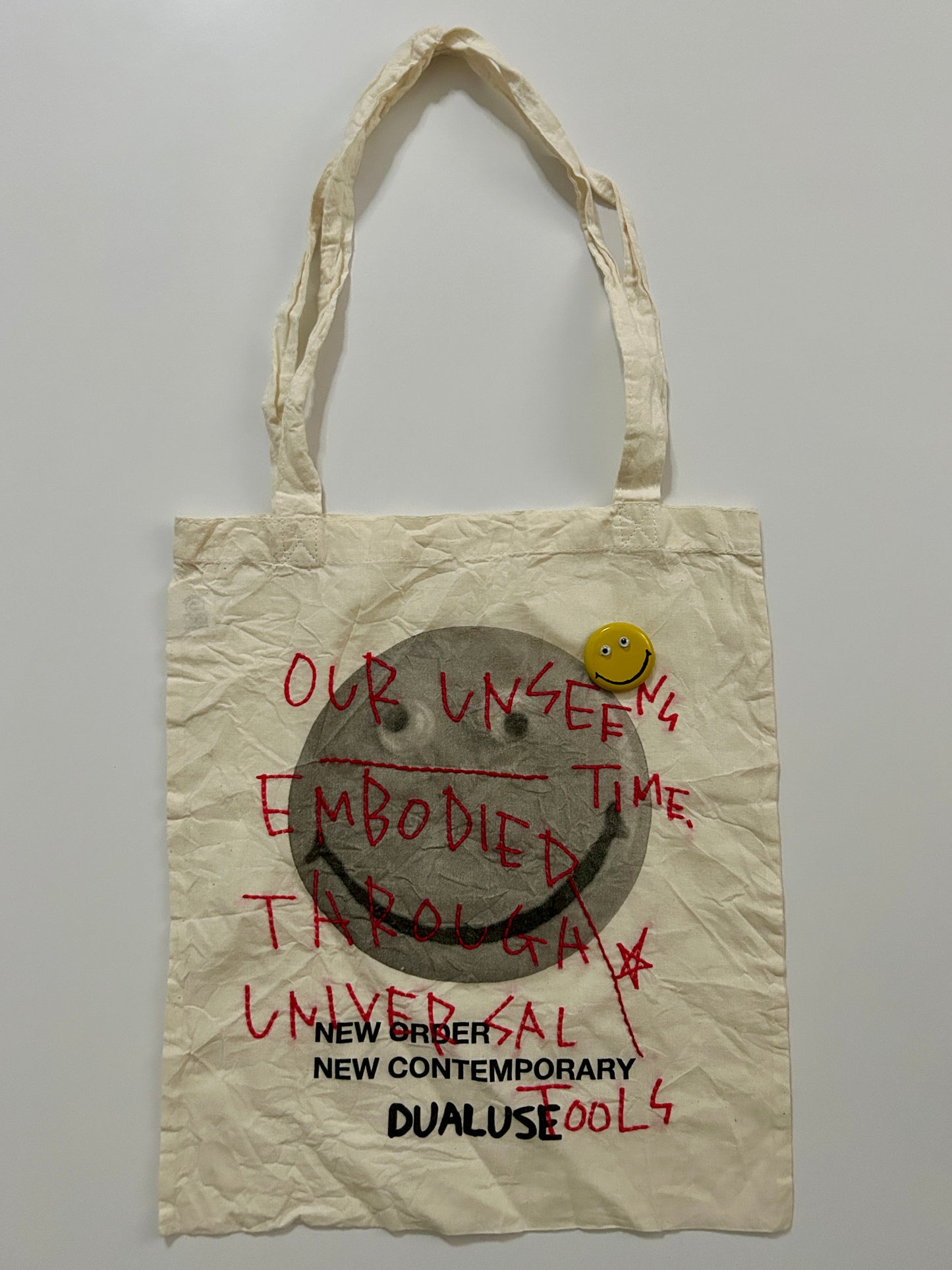 Sashiko-printed hard-washed tote bag008