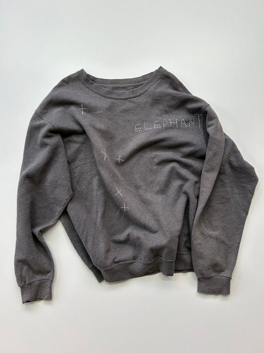 sashiko salvage sweat ELEPHANT002