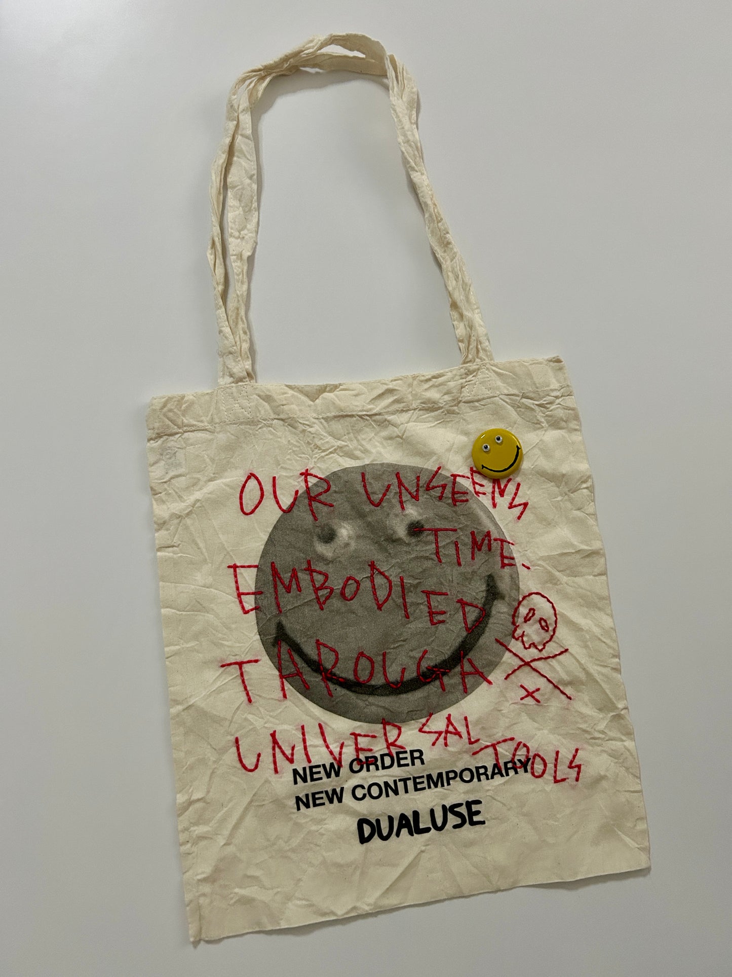 Sashiko-printed hard-washed tote bag007