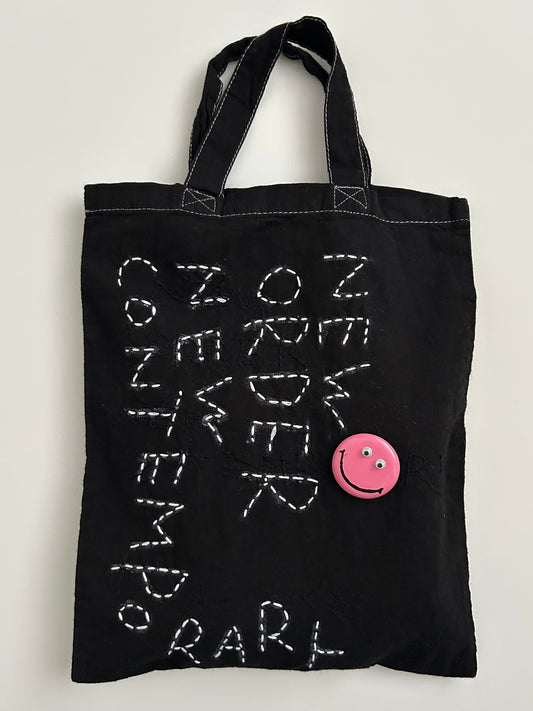 sashiko overdyde cotton totebag(S)NONC001