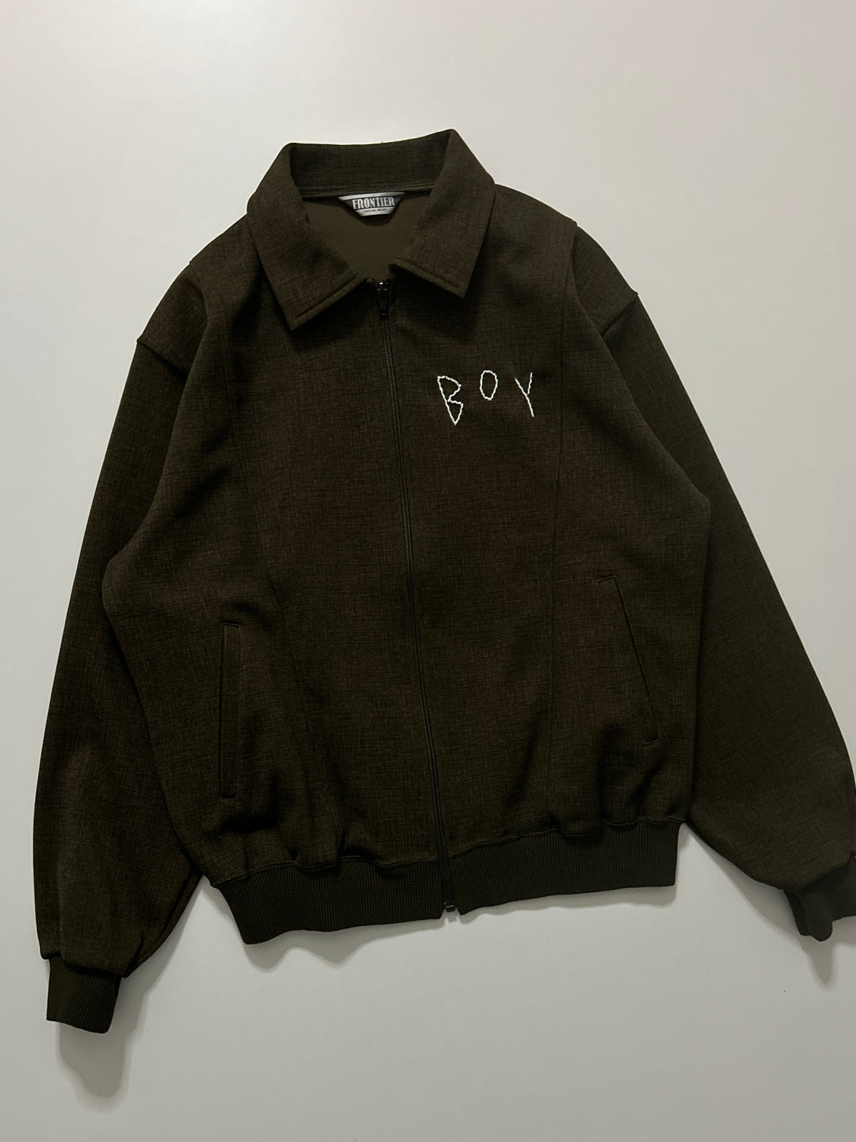 sashiko salvage zip blouson001