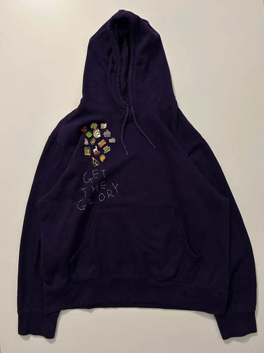 sashiko pins salvage hoodie GTG004