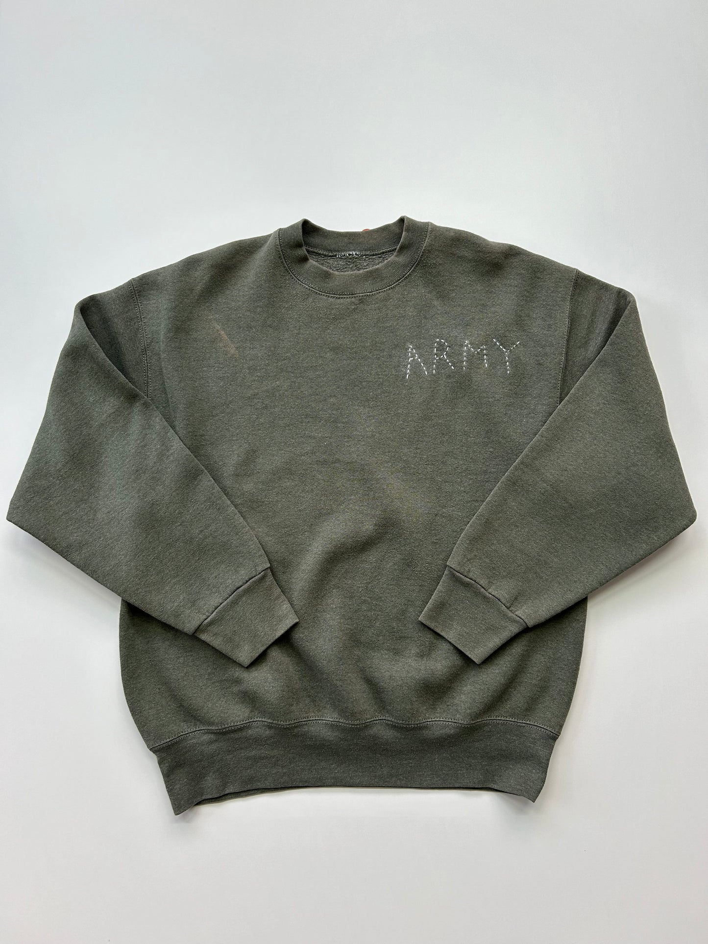 sashiko salvage sweat ARMY001