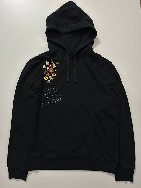 sashiko pins salvage hoodie GTG015