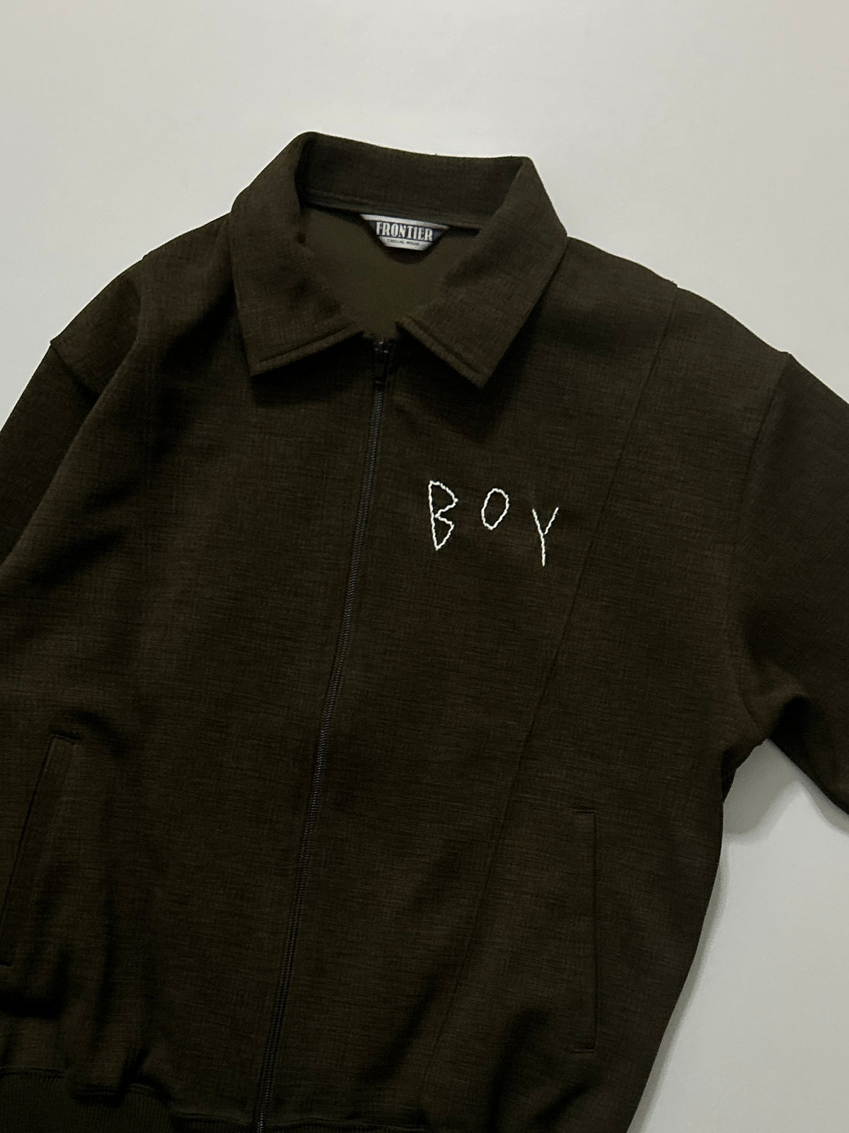 sashiko salvage zip blouson001
