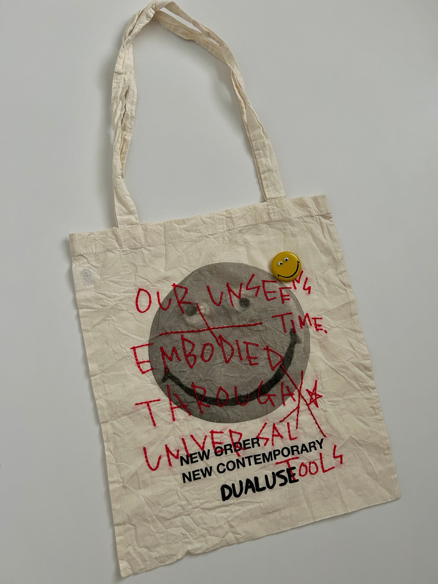 Sashiko-printed hard-washed tote bag007