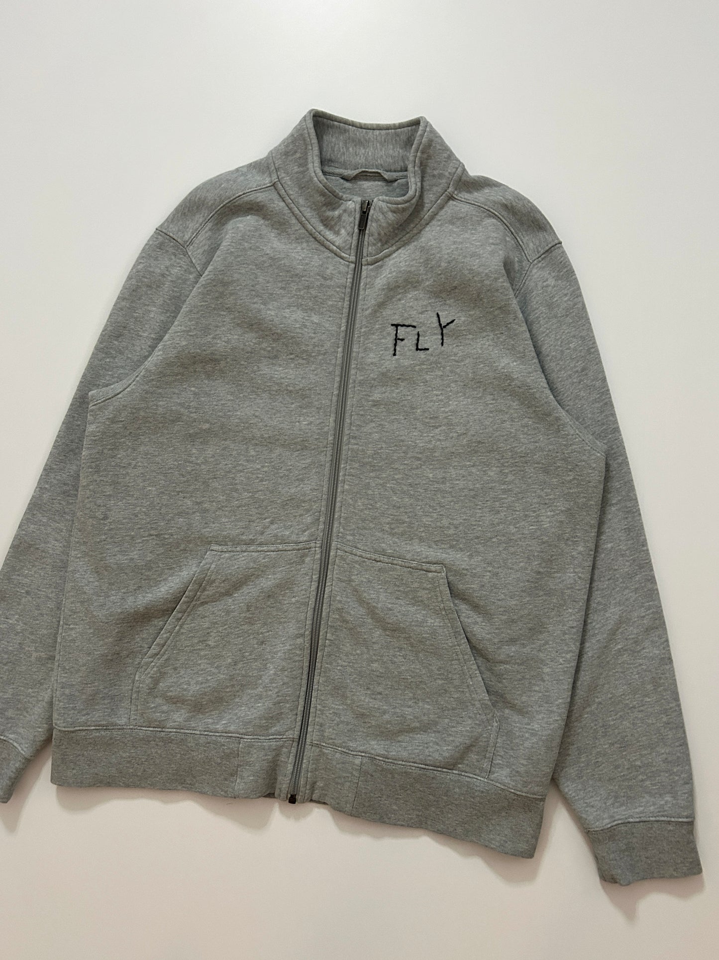 sashiko salvage zip sweat 001