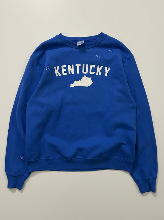 sashiko salvage prented sweat OUE001