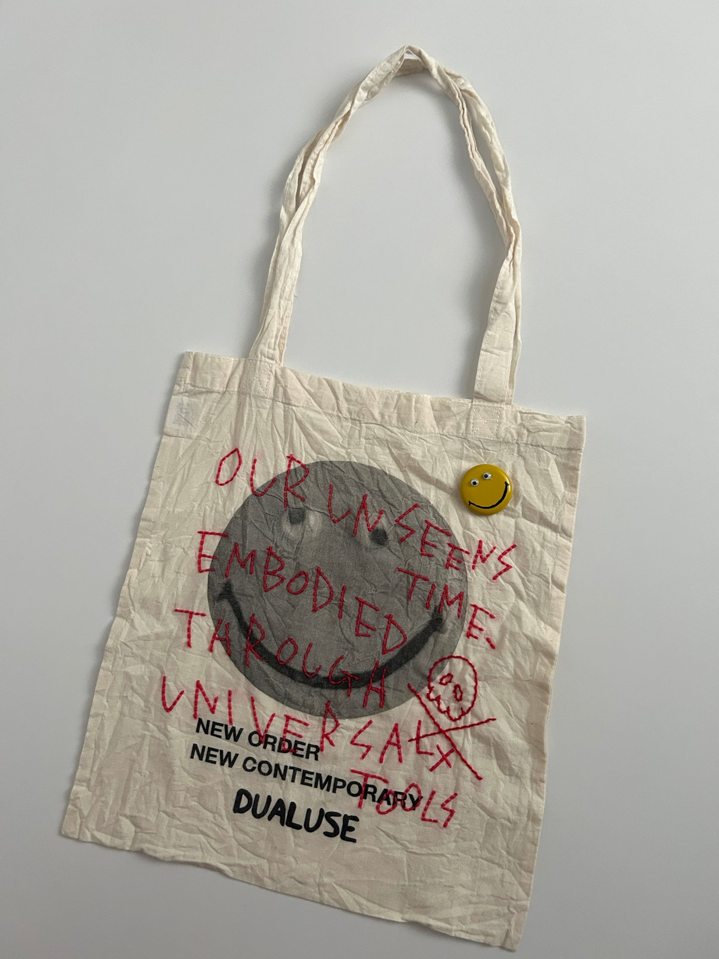 Sashiko-printed hard-washed tote bag006