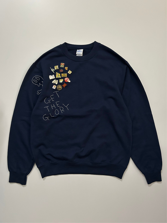 sashiko pins salvage sweat GTG011