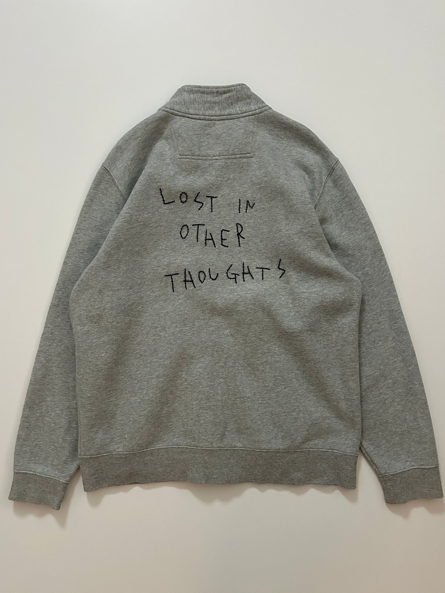 sashiko salvage zip sweat 001