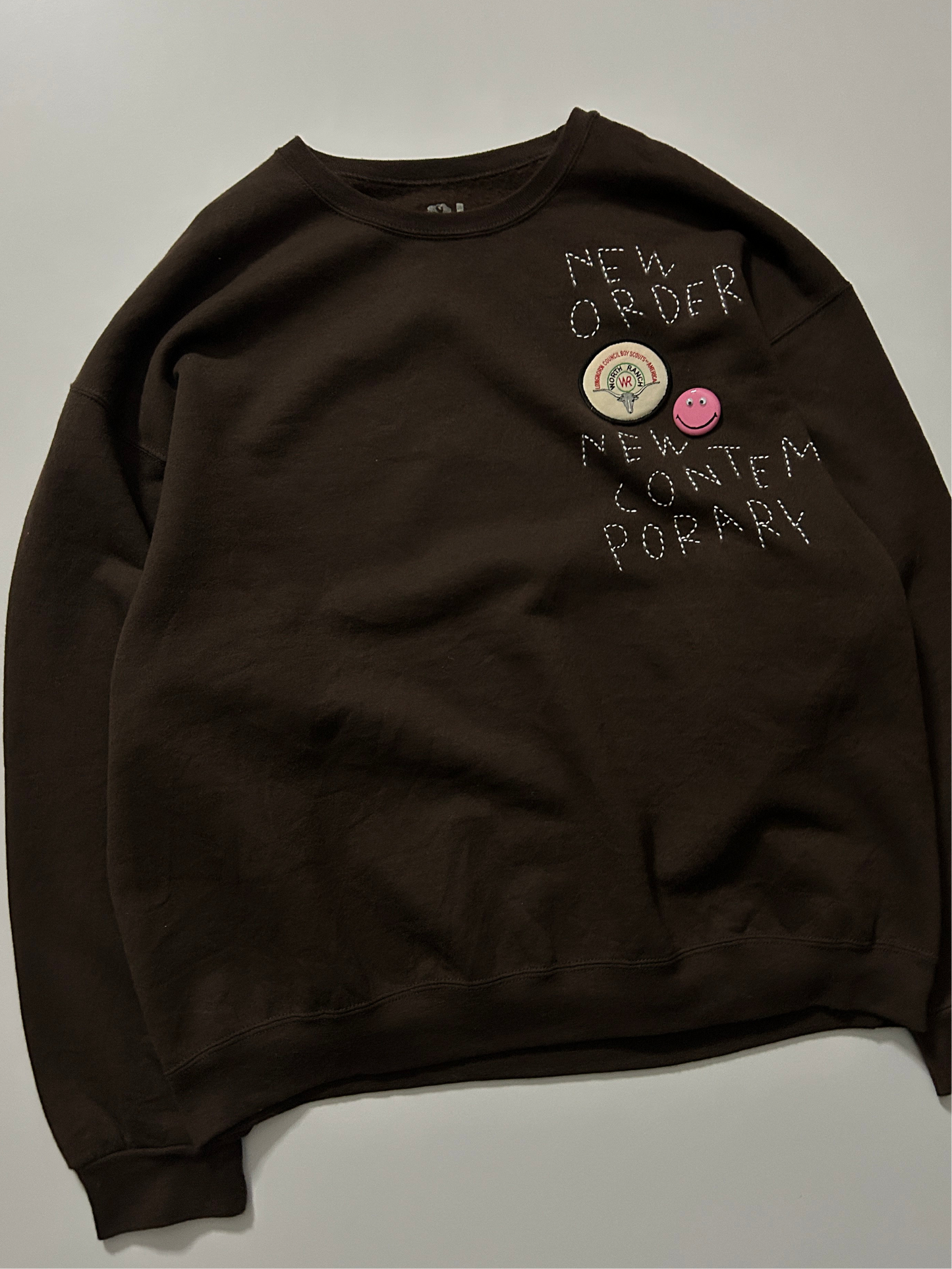 sashiko salvage emblem sweat NONC002