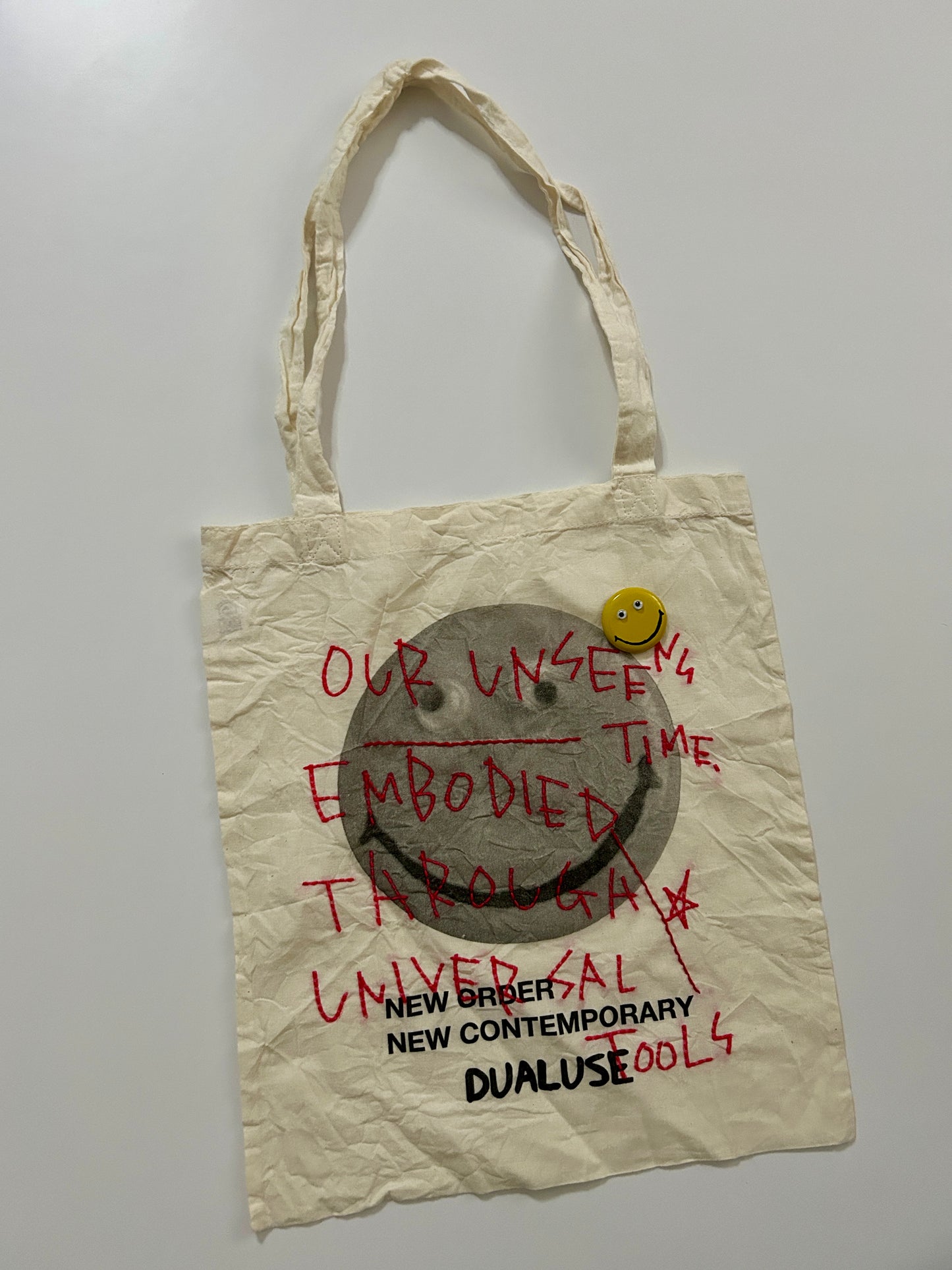 Sashiko-printed hard-washed tote bag008