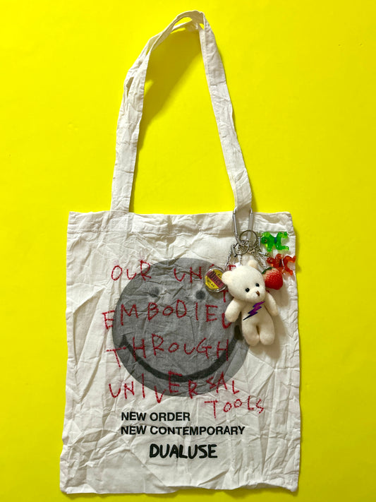 Sashiko-hard-wash printed tote bag 013