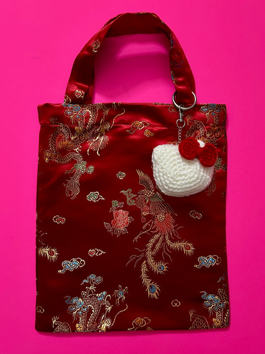 Brocade Handmade Tote Bag004