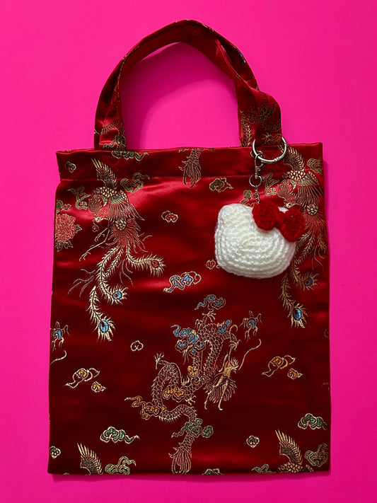 Brocade Handmade Tote Bag003
