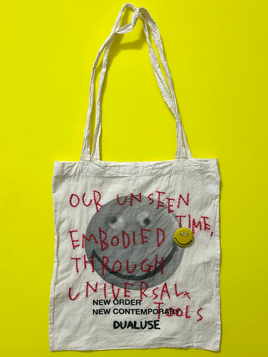 Sashiko-printed hard-washed tote bag007