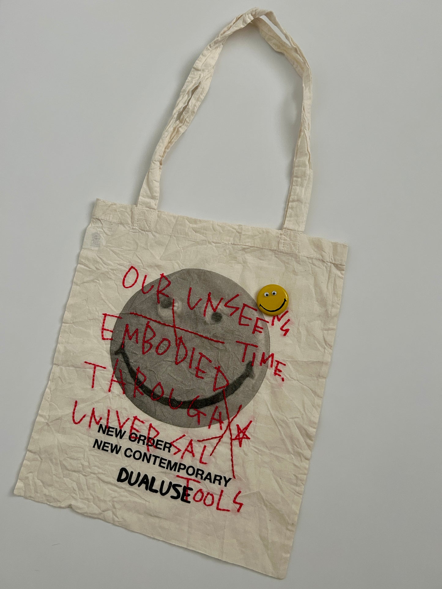 Sashiko-printed hard-washed tote bag007