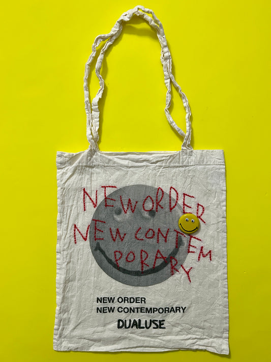 Sashiko-printed hard-washed tote bag006