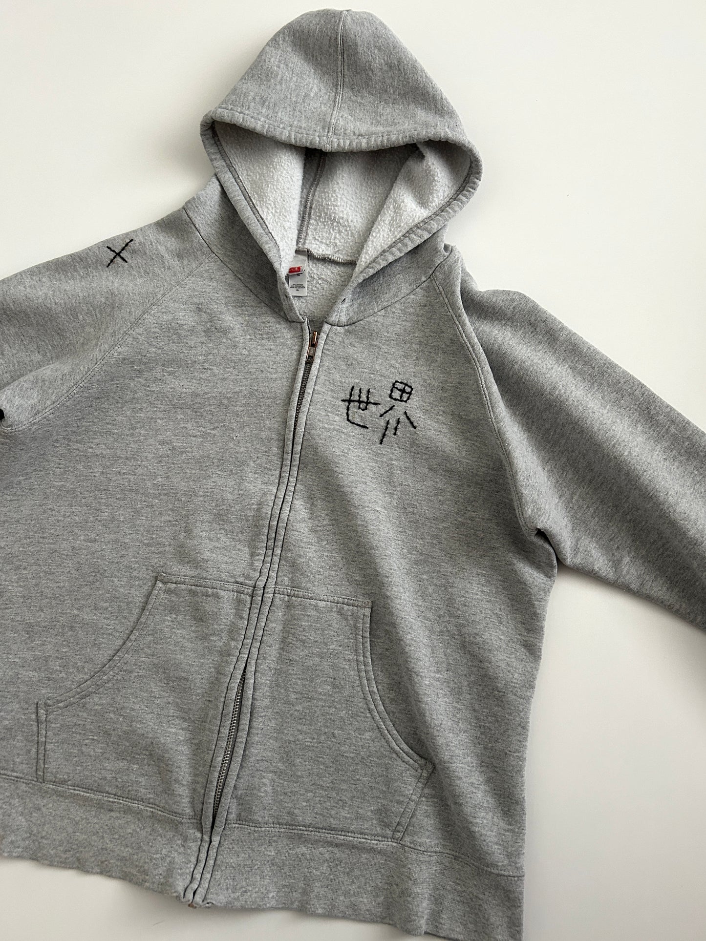 sashiko salvage hoodie146