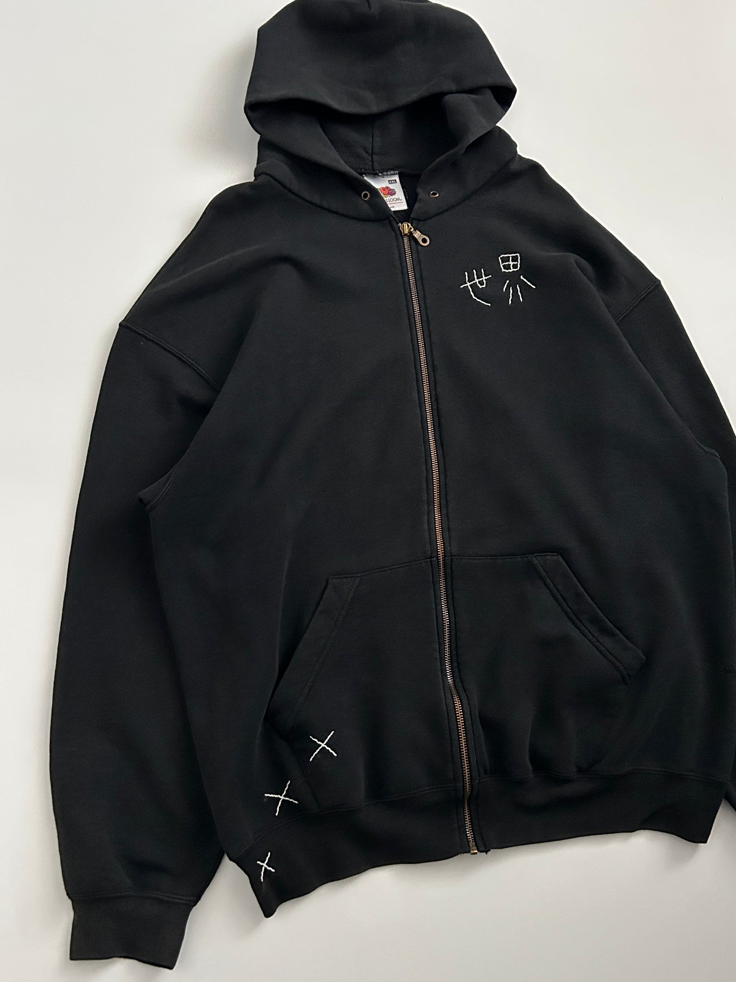 sashiko salvage hoodie143