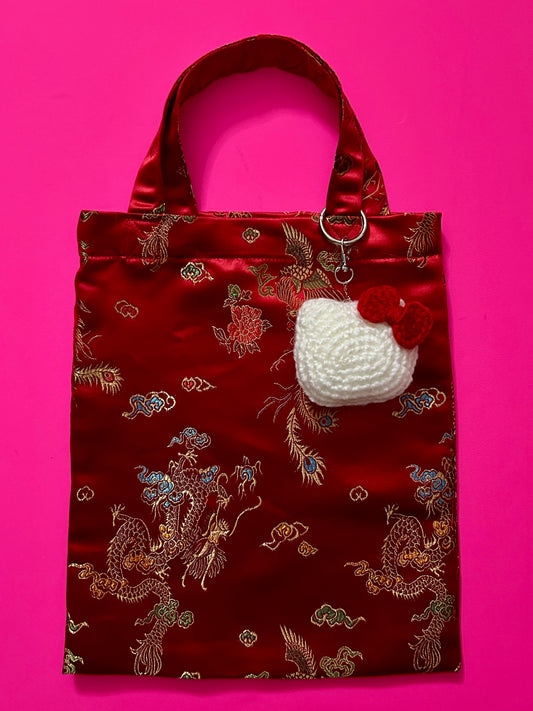 Brocade Handmade Tote Bag002