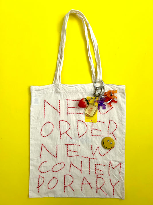 sashiko cotton totebag(M+)NONC112