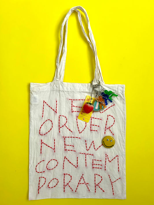 sashiko cotton totebag(M+)NONC113