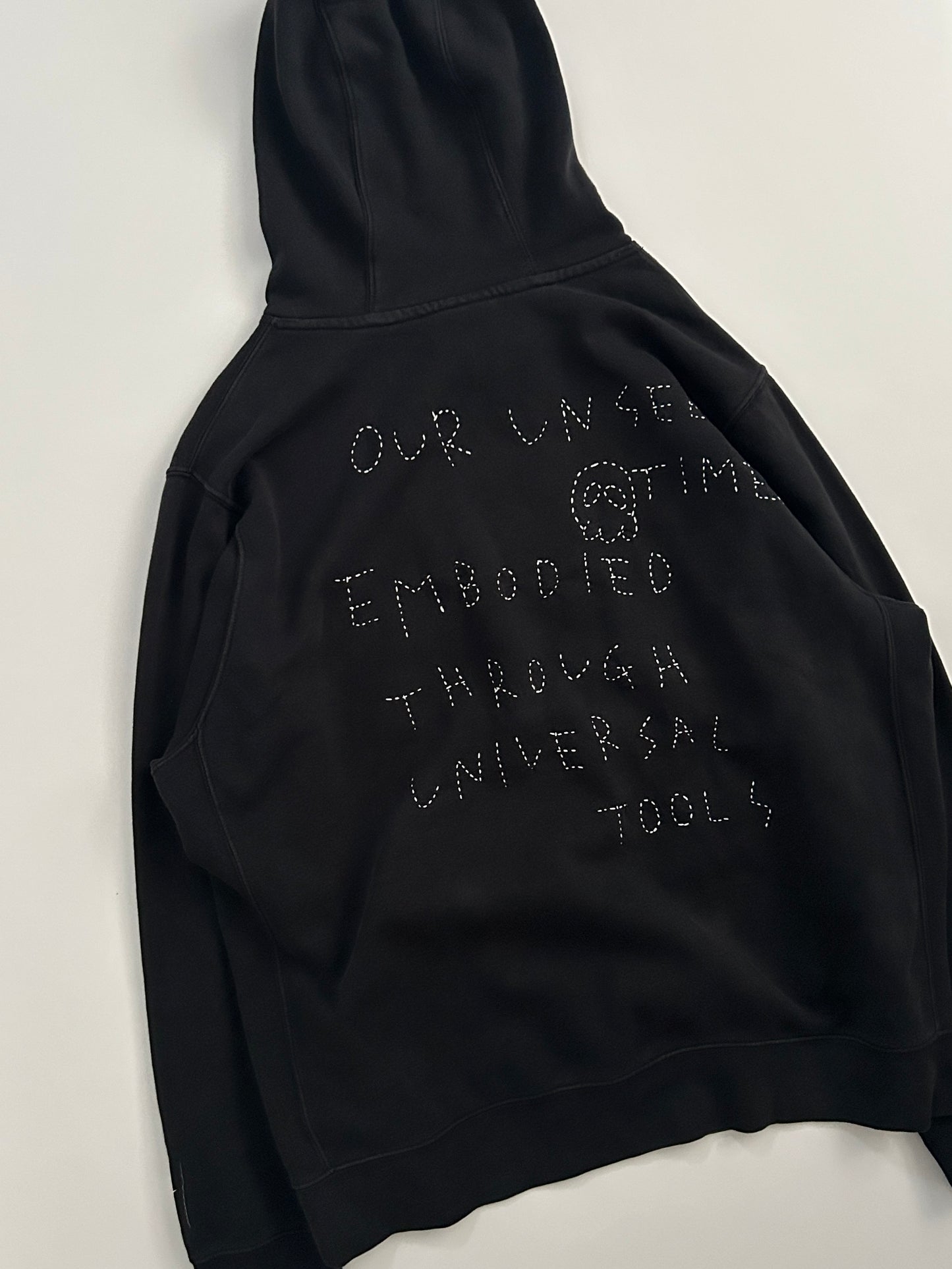 sashiko salvage hoodie