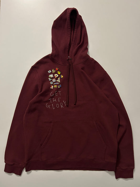 sashiko pins salvage hoodie GTG002